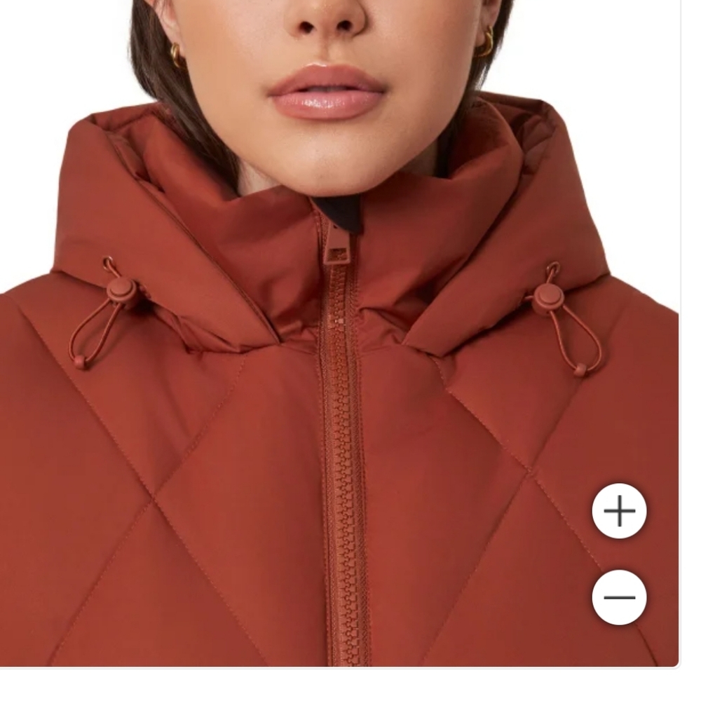 Mondetta Ladies Square Quilted Down Parka ~ nwt - Picture 3 of 7